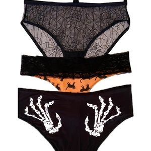 3 pack spooky underwear
